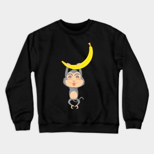 Hang on Your Banana Crewneck Sweatshirt